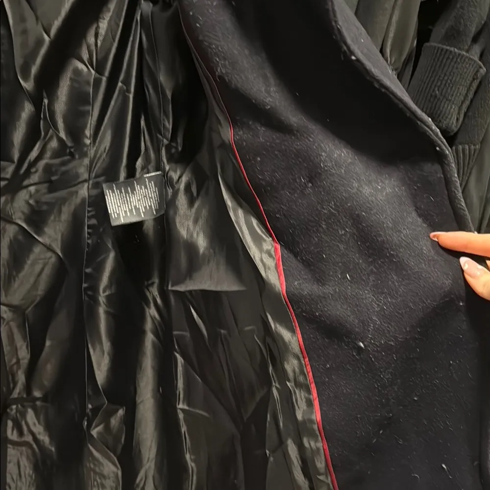 Vince Camuto Navy and Gold Pea Coat - Image 4