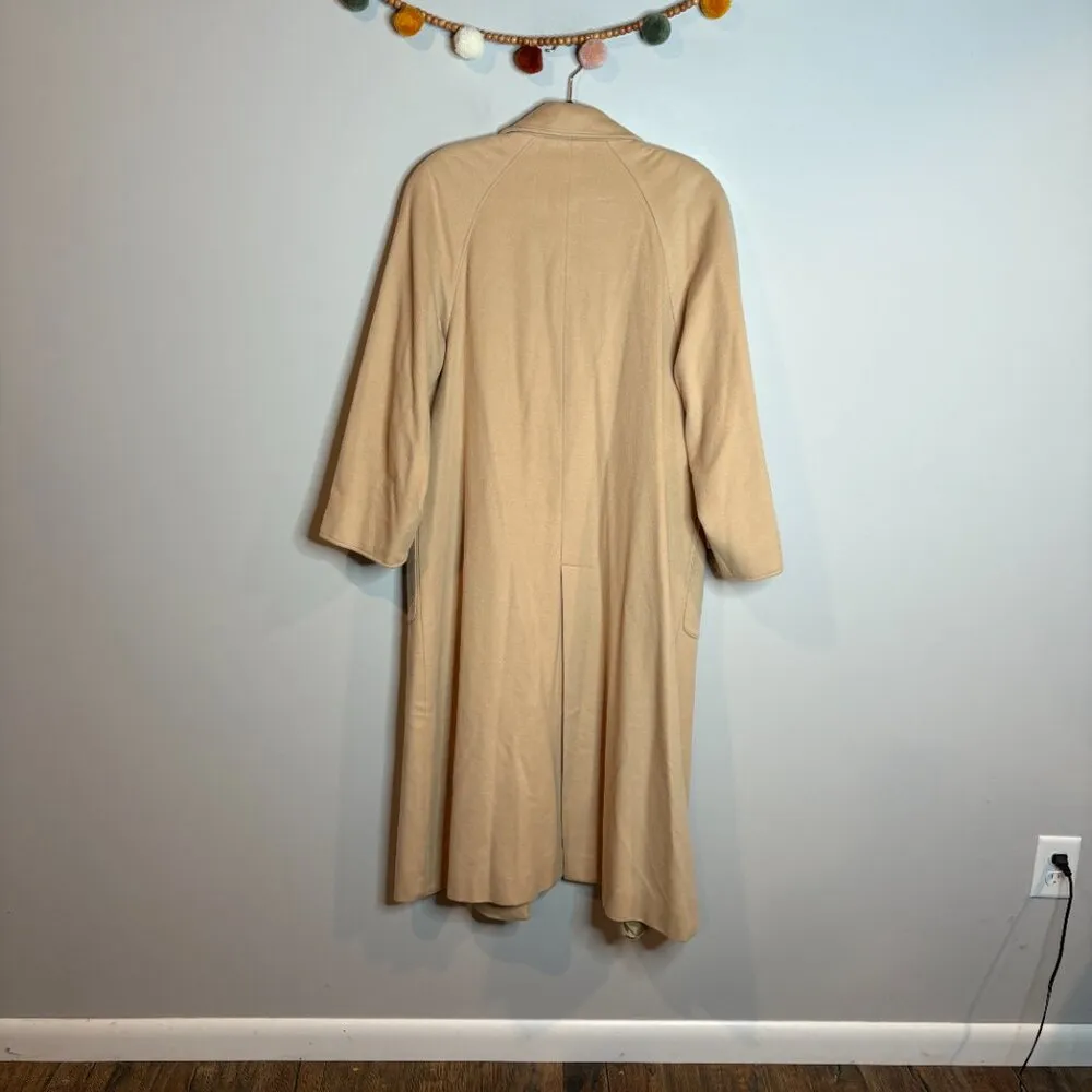 Genny Made in Italy tan cashmere duster coat Size 8 - Image 9
