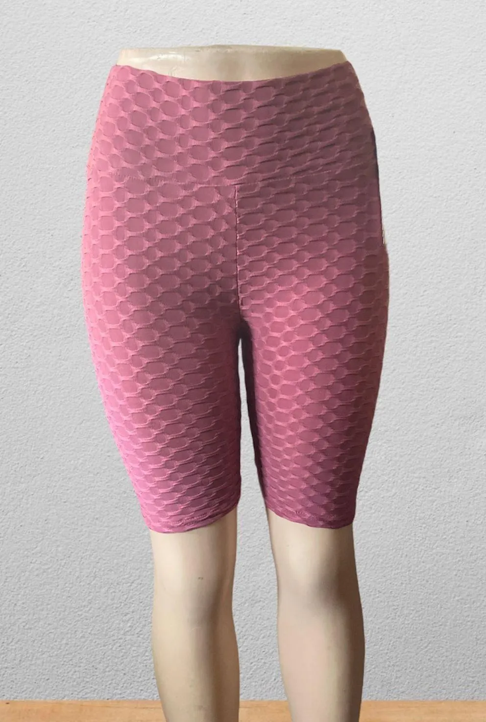 Scrunched up butt lifting leggings TikTok yoga shorts Size L - Image 2