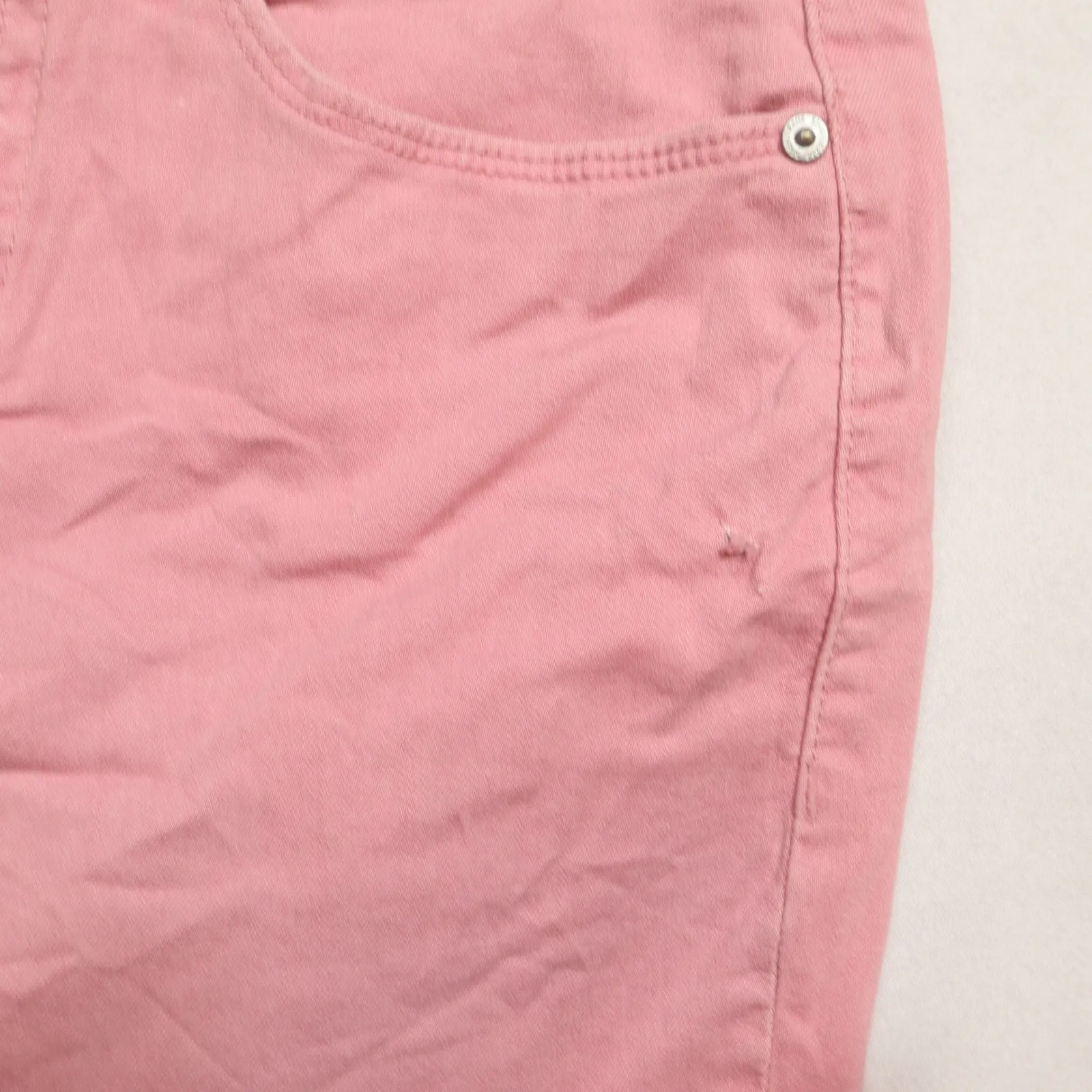 Seven7 Pink High Rise Skinny Tummyless Colorful Boho Soft Stretch Fairy Pants 6 - Image 5