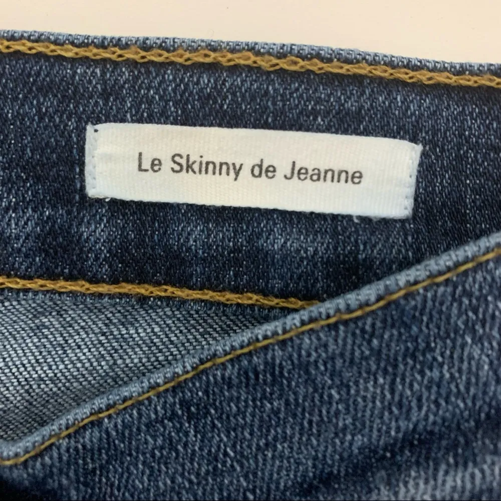 Frame Le Skinny De Jeanne Distressed Seville Wash Jeans Size 27 - Image 3