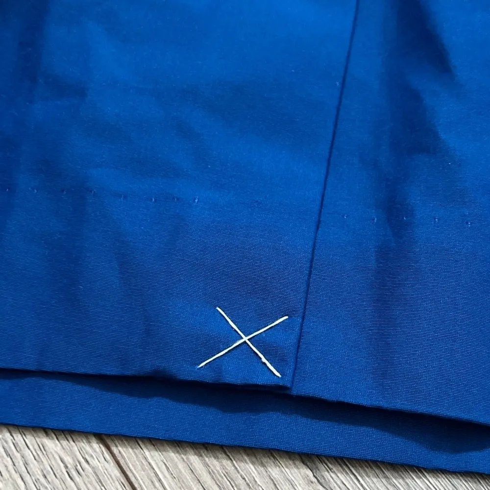 NWT J. Crew Classic Peplum Cocktail Dress in Classic Faille | Cobalt Blue | 6 - Image 4