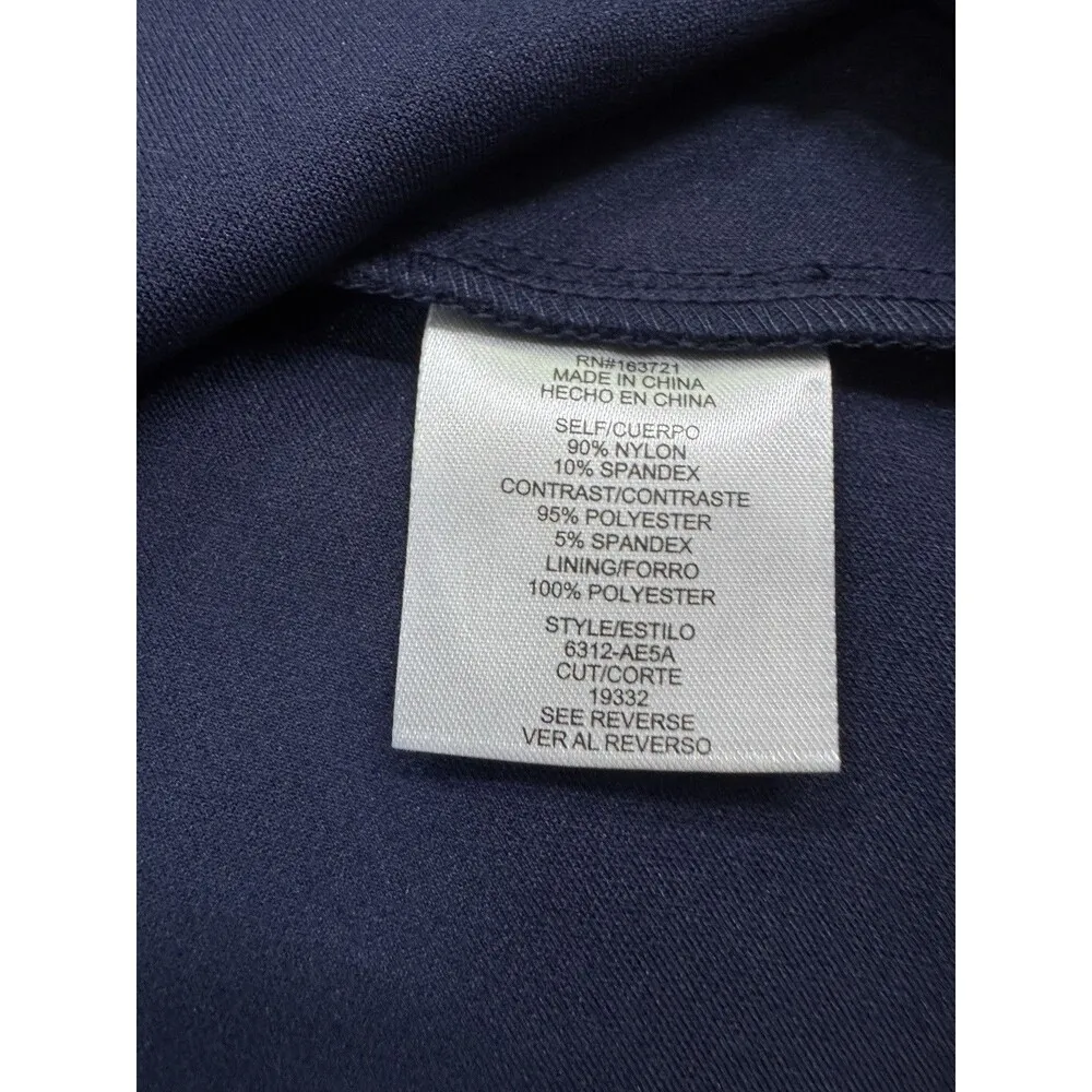 CITY STUDIO Womens Navy Illusion Bodice Bra Cups Short Dress Juniors 15/16 Blue Size undefined - Image 8