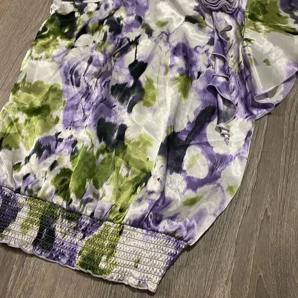 BCX Floral One Shoulder Crop Top | Shirt - Image 2