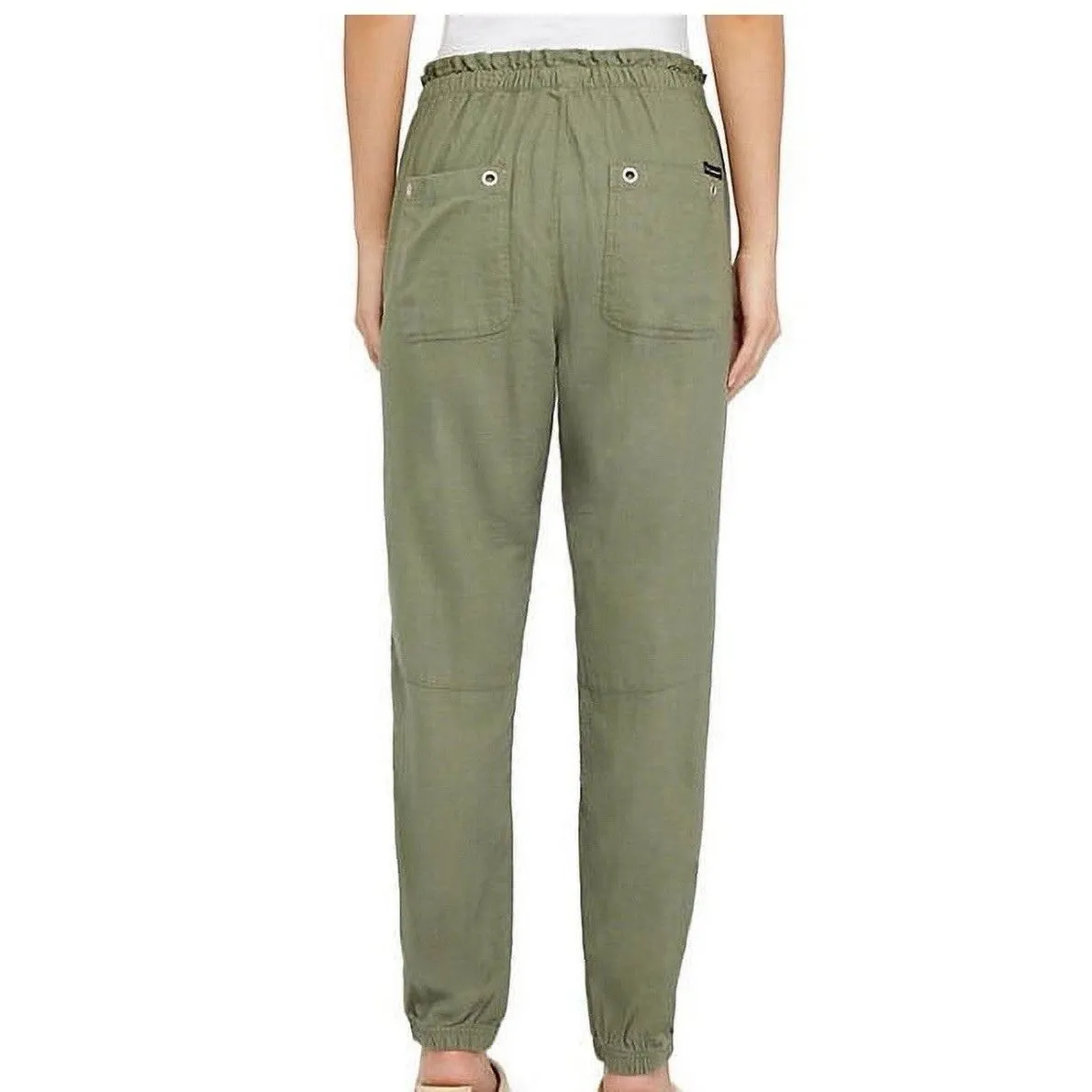 Social Standard Sanctuary‎ Pants Solstice Linen Jogger Pant XXL Green Relaxed - Image 2