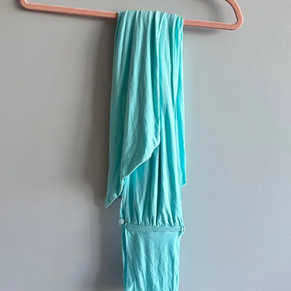 multiway blue cyan wrap top Size M - Image 2