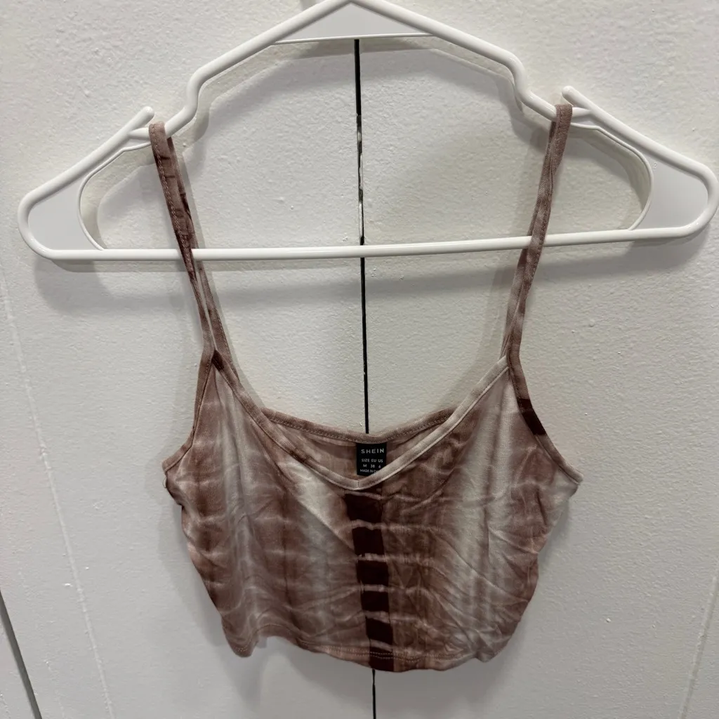 SHEIN Set of Cropped Tank Top and Wide Leg High Rise Bottoms - Image 5