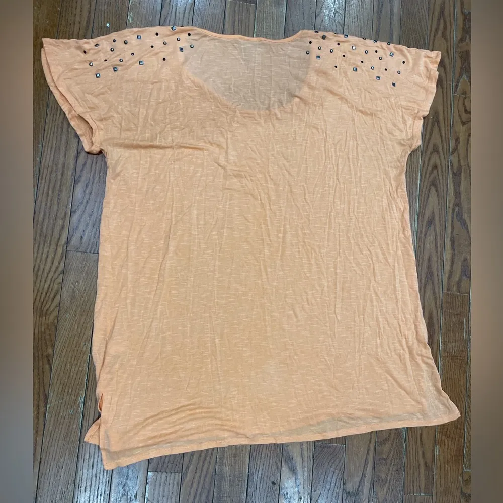 Mossimo Denim Mossimo Dennim
Chic Orange Studded Women's Tee - Image 10