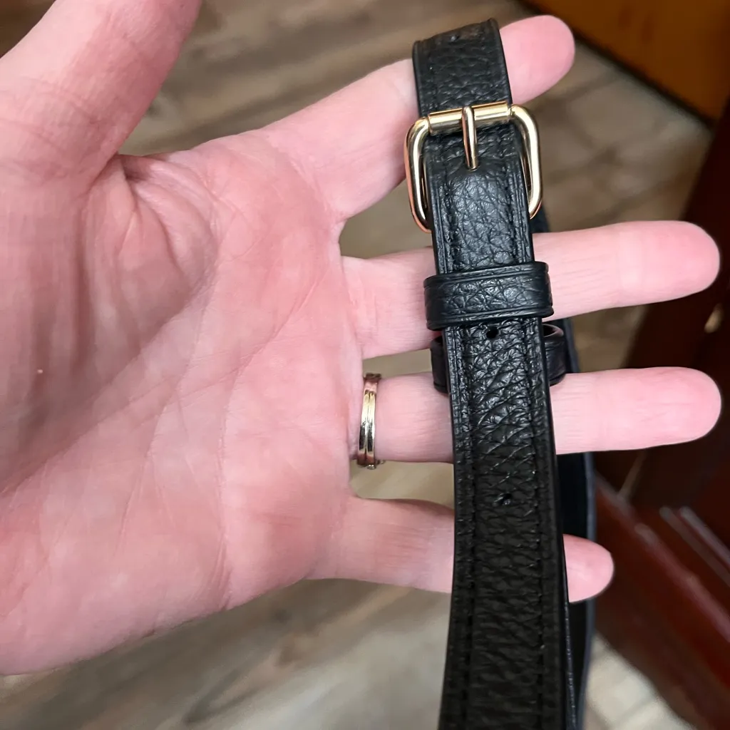 Coach Black Pebbled Leather Ava Tote Bag EUC - Image 13