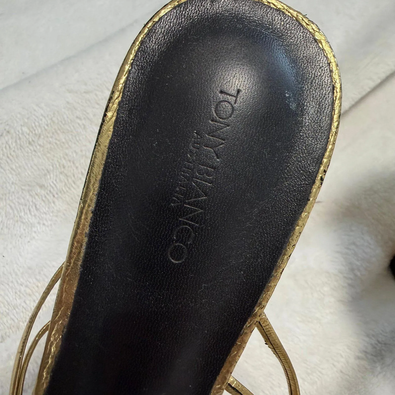 tony bianco gold heels - Image 2