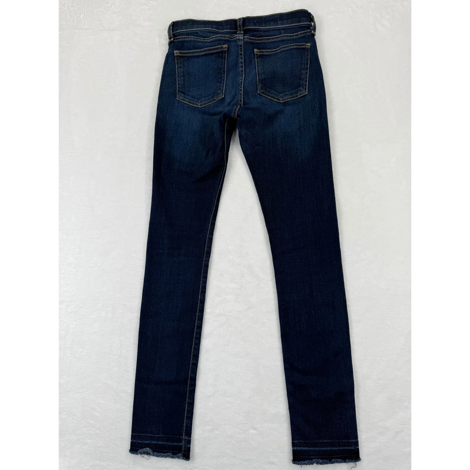 VERONICA BEARD BROOKE 85 SKINNY JEANS MIDNIGHT W FRAY SIZE 25 - Image 10