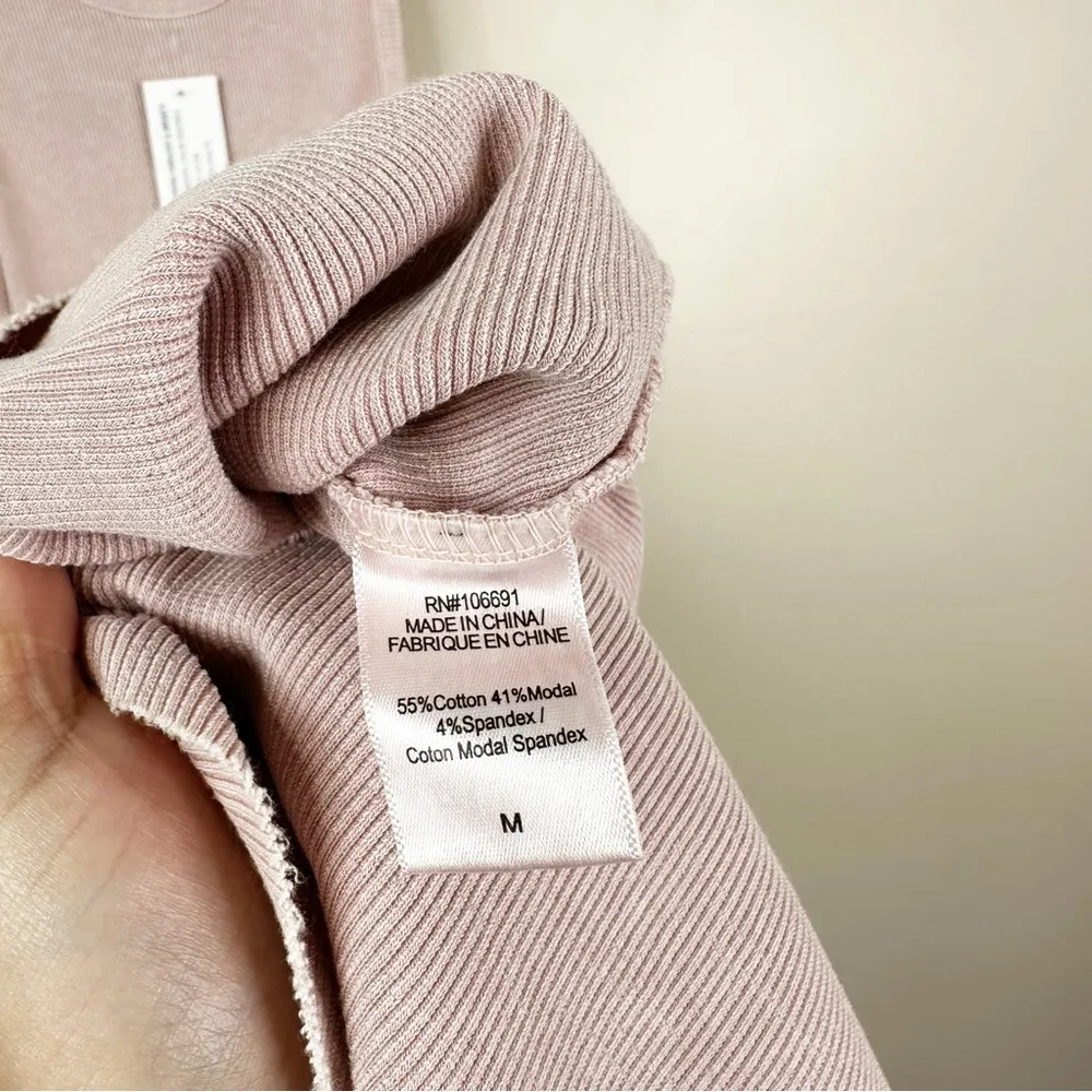 NEW Young Fabulous & Broke Midi Tank Dress Womens M Light Pink Casual Minimalist - Image 8