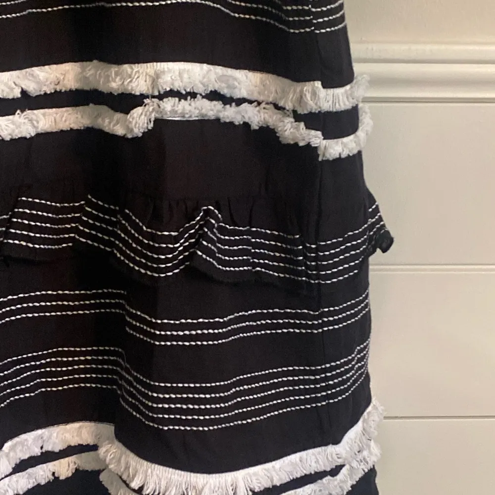 NWT For The Republic Summer Dress Sz Small Boho Sleeveless Black White … - Image 4