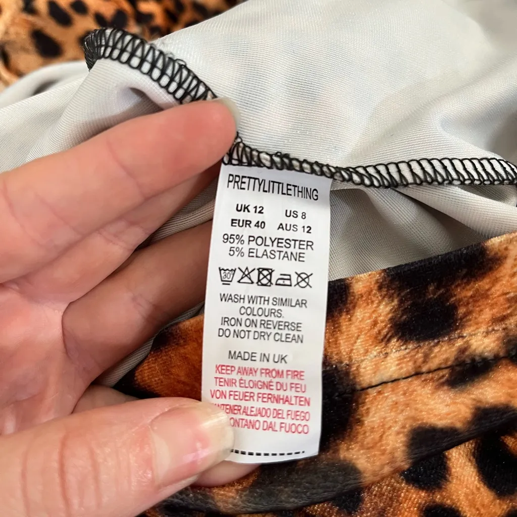 Like New: Pretty Little Thing Leopard Print Maxi Dress - Image 9