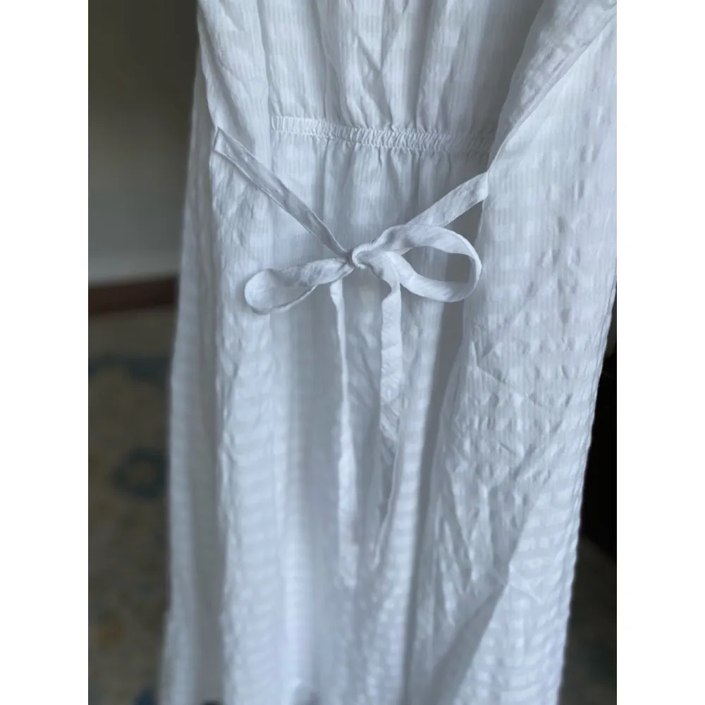 HATCH Sleeveless White Button Midi Dress Clean Girl Coquette Garden Beach Resort Size undefined - Image 5