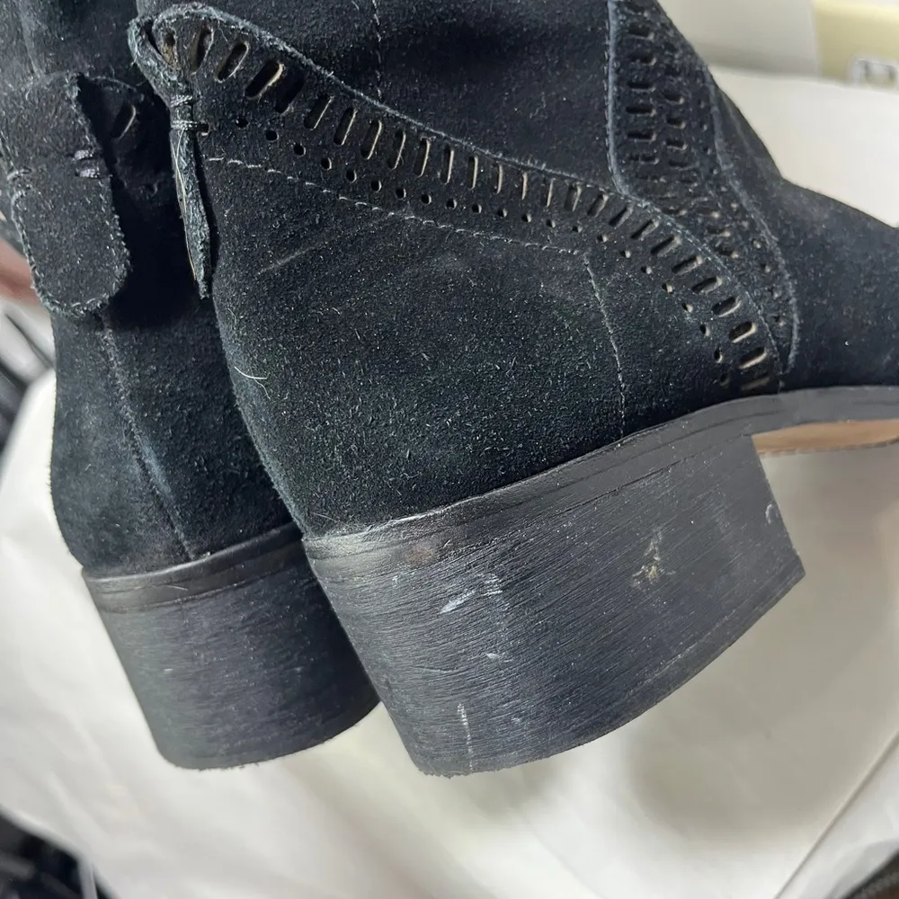 Vince Camuto Karinda Black Suede Over The Knee Boot Sz 10 - Image 14