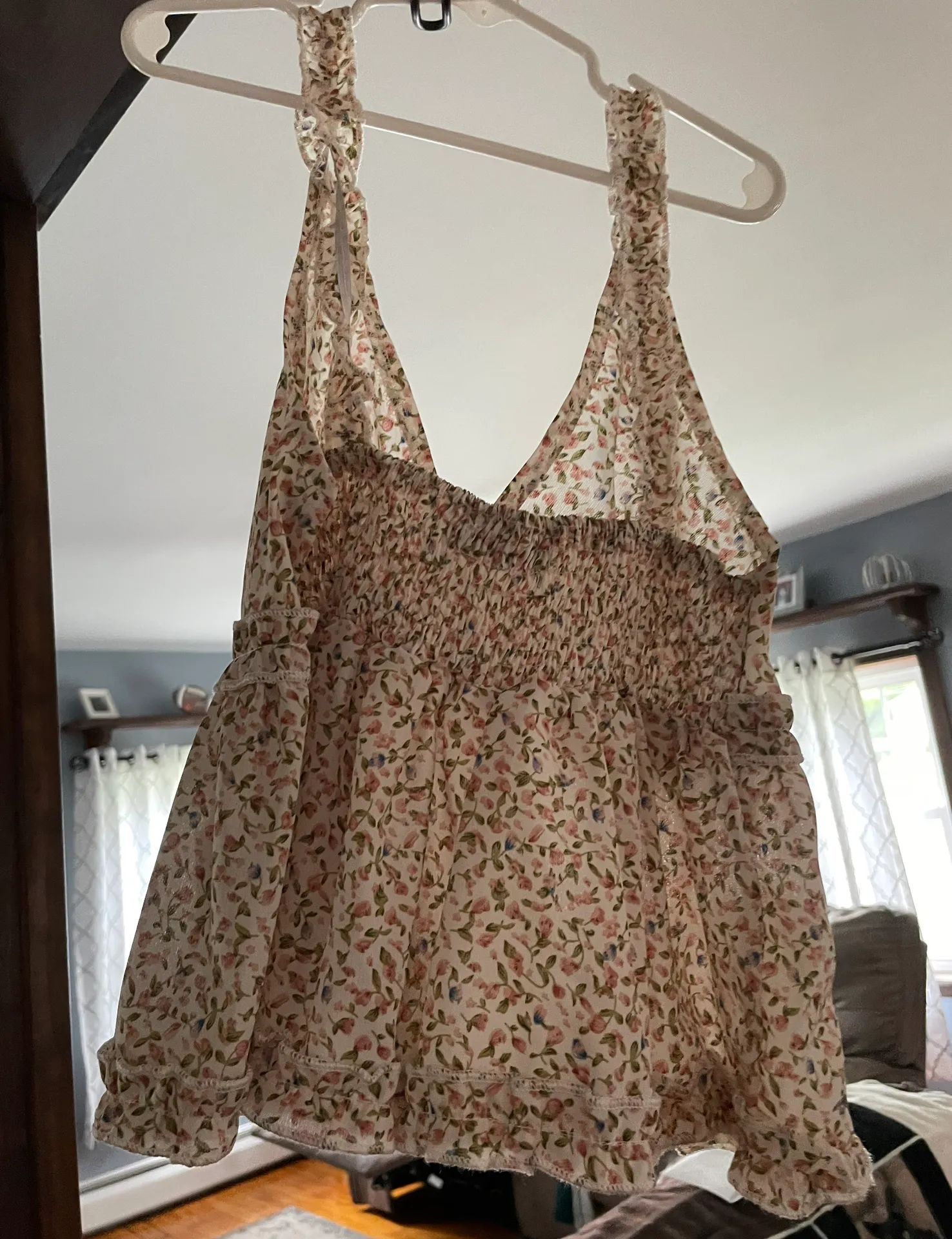 Floral Print Crop Top - Image 2