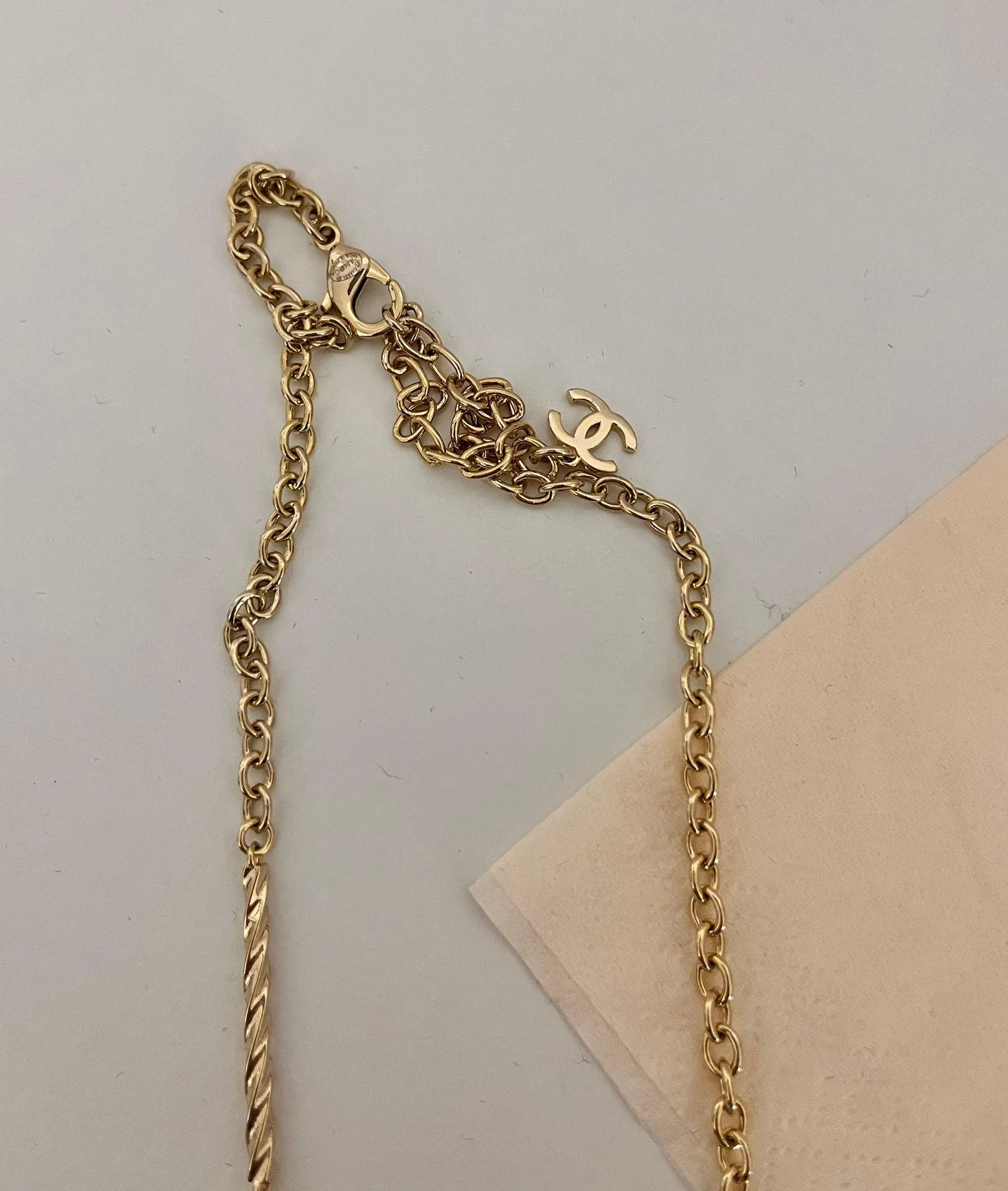 Gold CC Necklace - Image 3