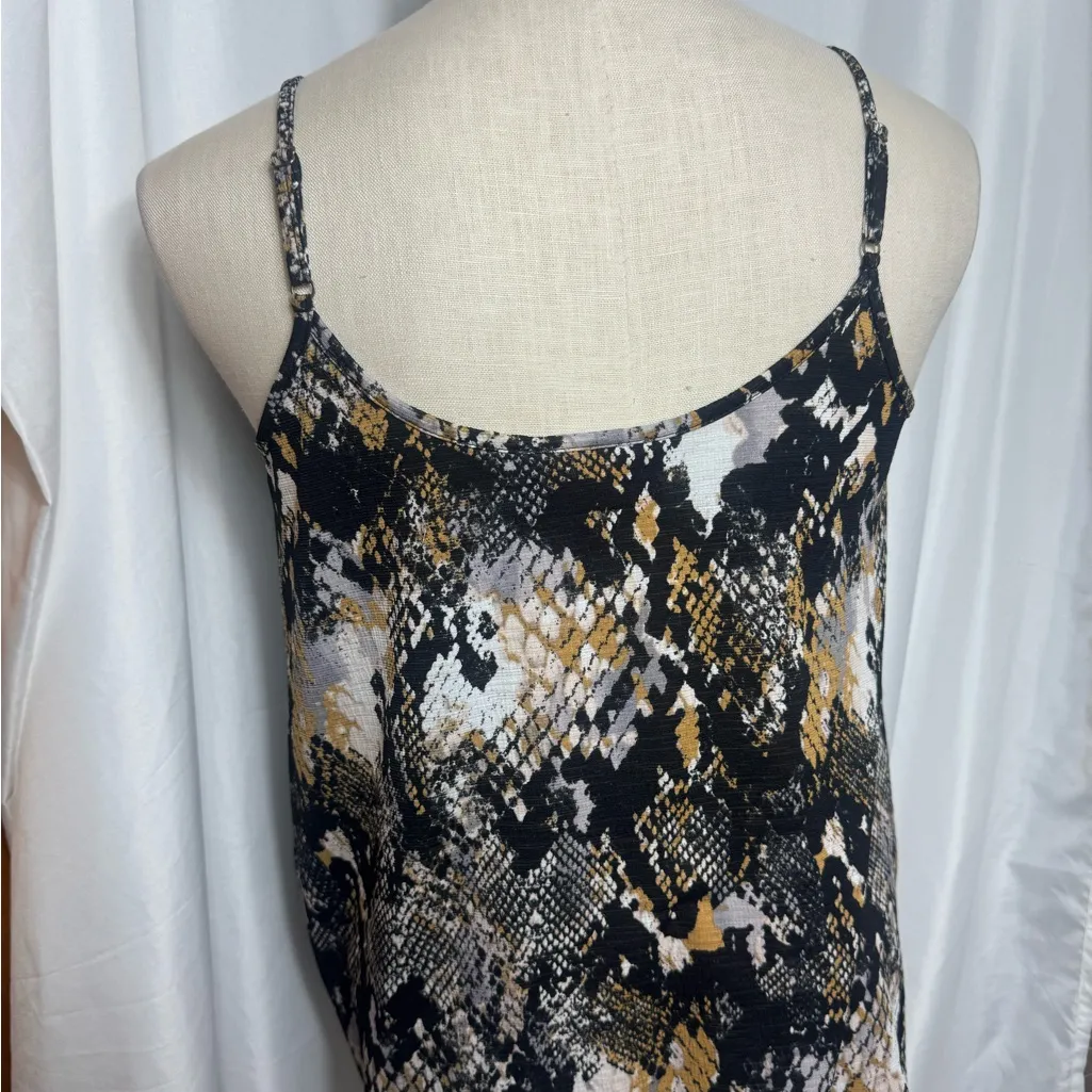 Jennifer Lopez Y2K Snakeskin Print Adjustable Spaghetti Strap small NWOT - Image 4
