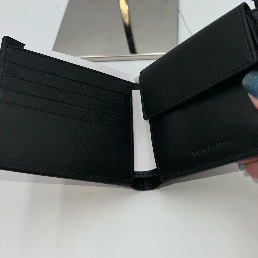 Michael Kors Cooper Bifold Wallet Monogram with Pink (unisex) - Image 5