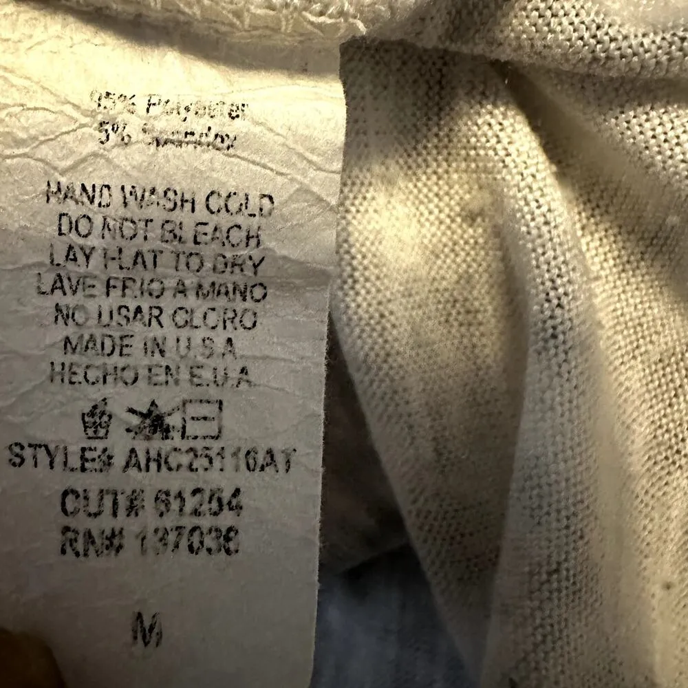 Anthropologie Paper Crane Tank Peplum Hi-Lo Sleeveless Pleated Tie Dye Gray M - Image 3