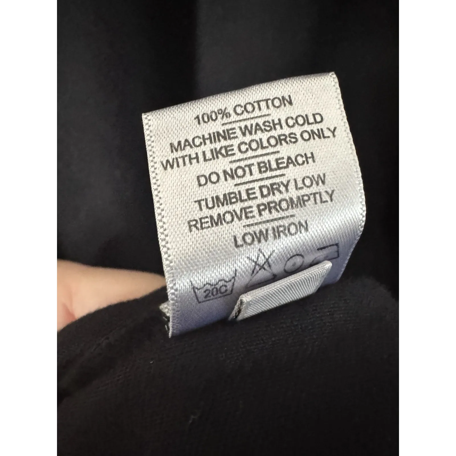 NWOT American Giant Women’s Popover Dress Long Sleeve Cotton Black Size Small - Image 8