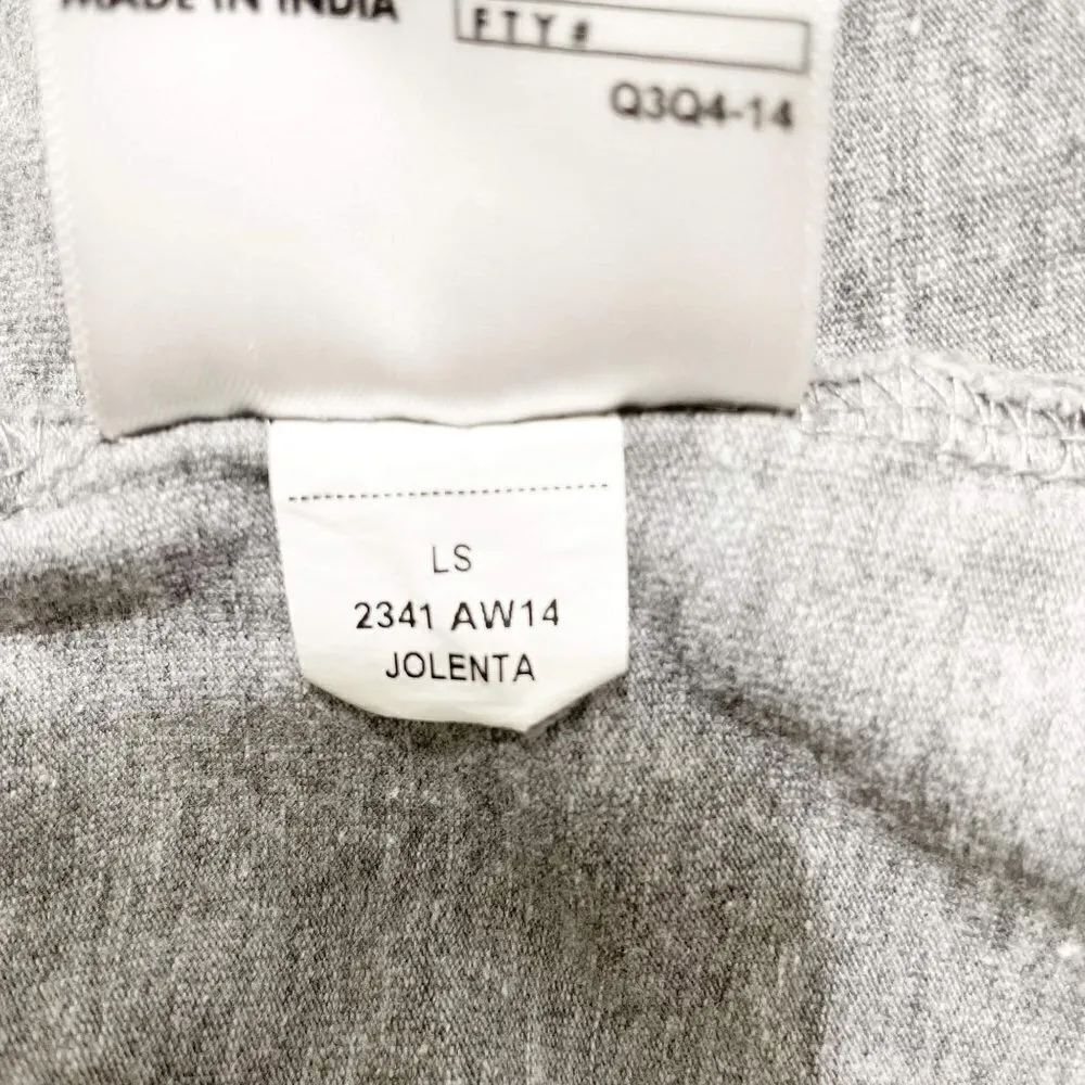 Kappa Large Zip Up Sweater Gray - Image 7