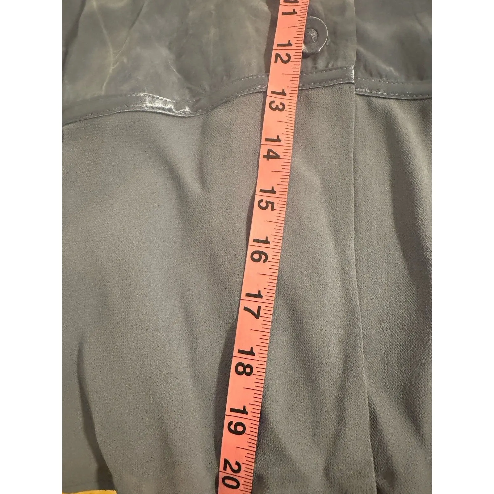 Vtg Earth Song Dress Set Women’s 14 Silky Bemberg Smock Dress And Button Jacket Blue - Image 7