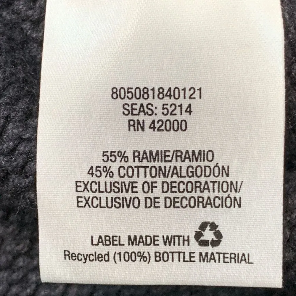 Holiday Editions Black Printed Knit Sweater Vest Festive Embroidery Red Plaid Size L - Image 7