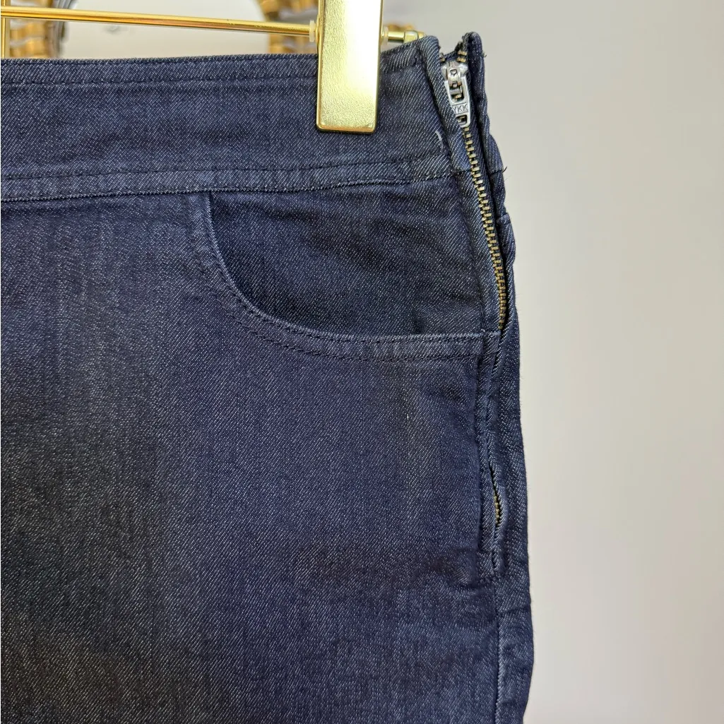 LOFT - Dark Blue Denim Pencil Skirt - Image 3
