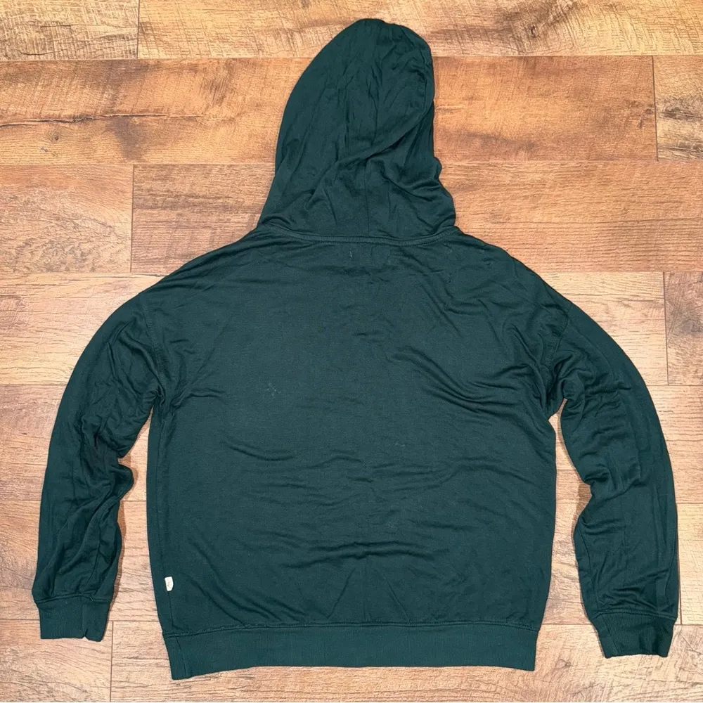 Magnolia Homebody Market Olive Green Embroidered Pullover Hoodie Size M - Image 2