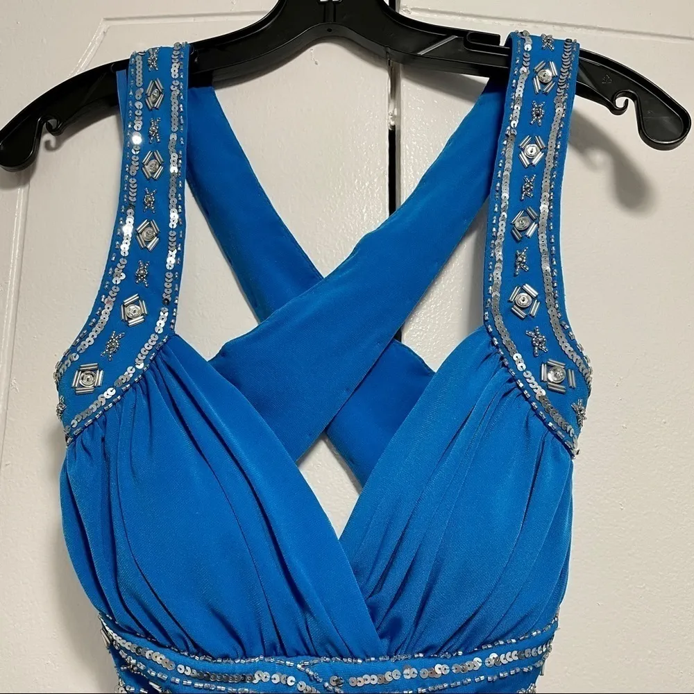 Hailey Logan Light Blue Formal Dress - Image 3