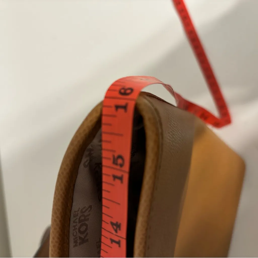 Michael Kors Jet Set Travel Small Tote – 38H5YTTT1L – Tan Pebbled Leather - Image 8