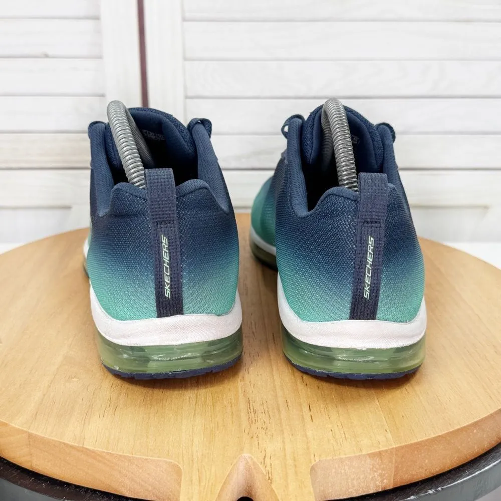 Skechers Skech-Air Element Lace Up Sneakers Ombre‎ Blue Green Womens 10 SN12640 - Image 6
