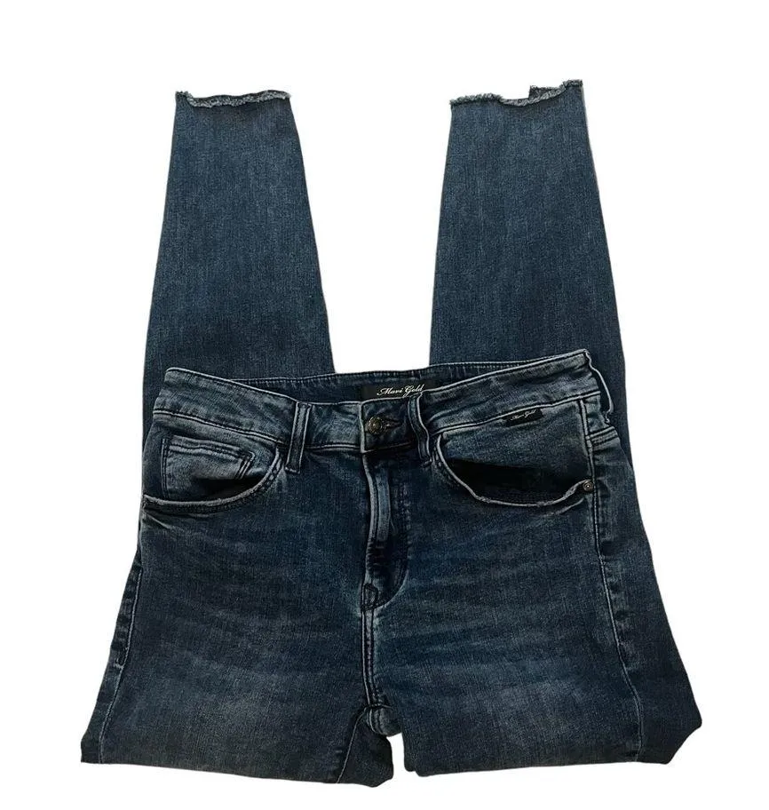 Mavi Gold Tess High Rise Twisted Skinny Jeans, Sz 29 - Image 4