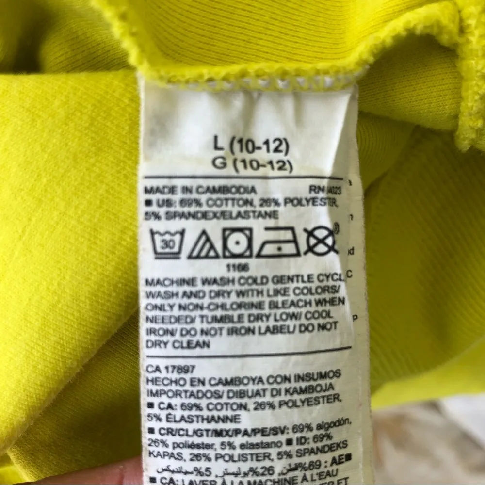 Old navy active cropped hoodie Sweatshirt L - Image 5