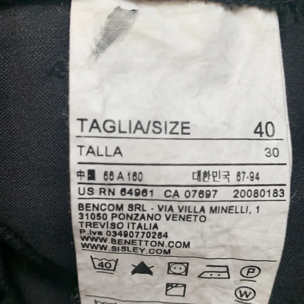 Benetton Faux Leather Pants - Image 3