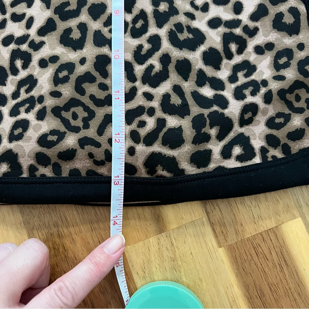 JoyLab Leopard Print Active Skirt with Built-In Shorts | Size Small - Image 5