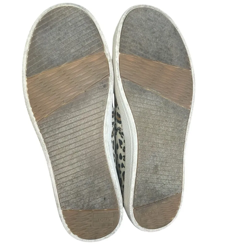 Toms Redondo‎ Birch Multi Lynx Women’s Slip Ons 7.5M Casual Animal Print Cheetah - Image 8
