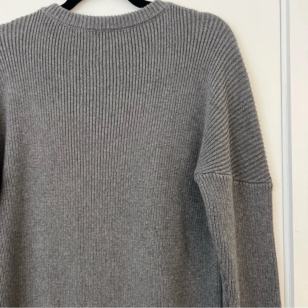 Revolve Mason Metallic Cashmere Blend Sweater Silver Size M - Image 8