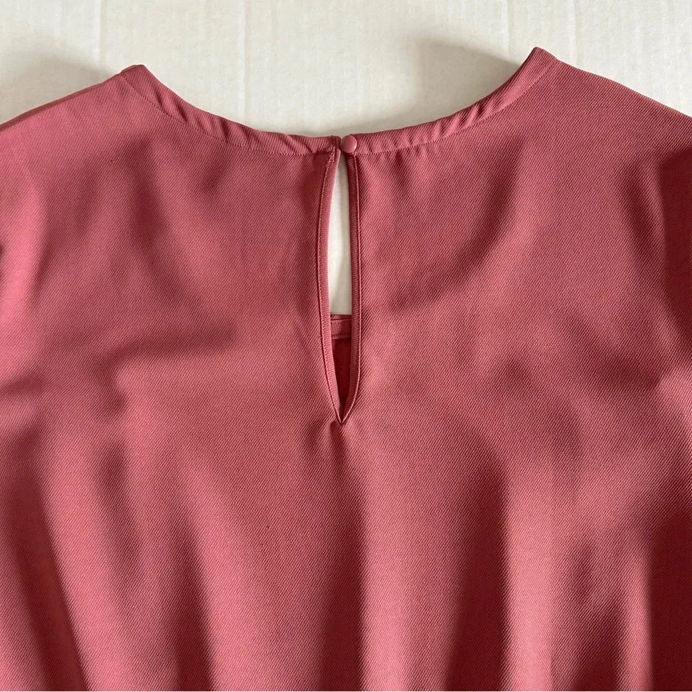 NWT 32 Degrees Women's‎ Deco Rose Pink Twill Pocket Dress XXL **FLAW** - Image 12