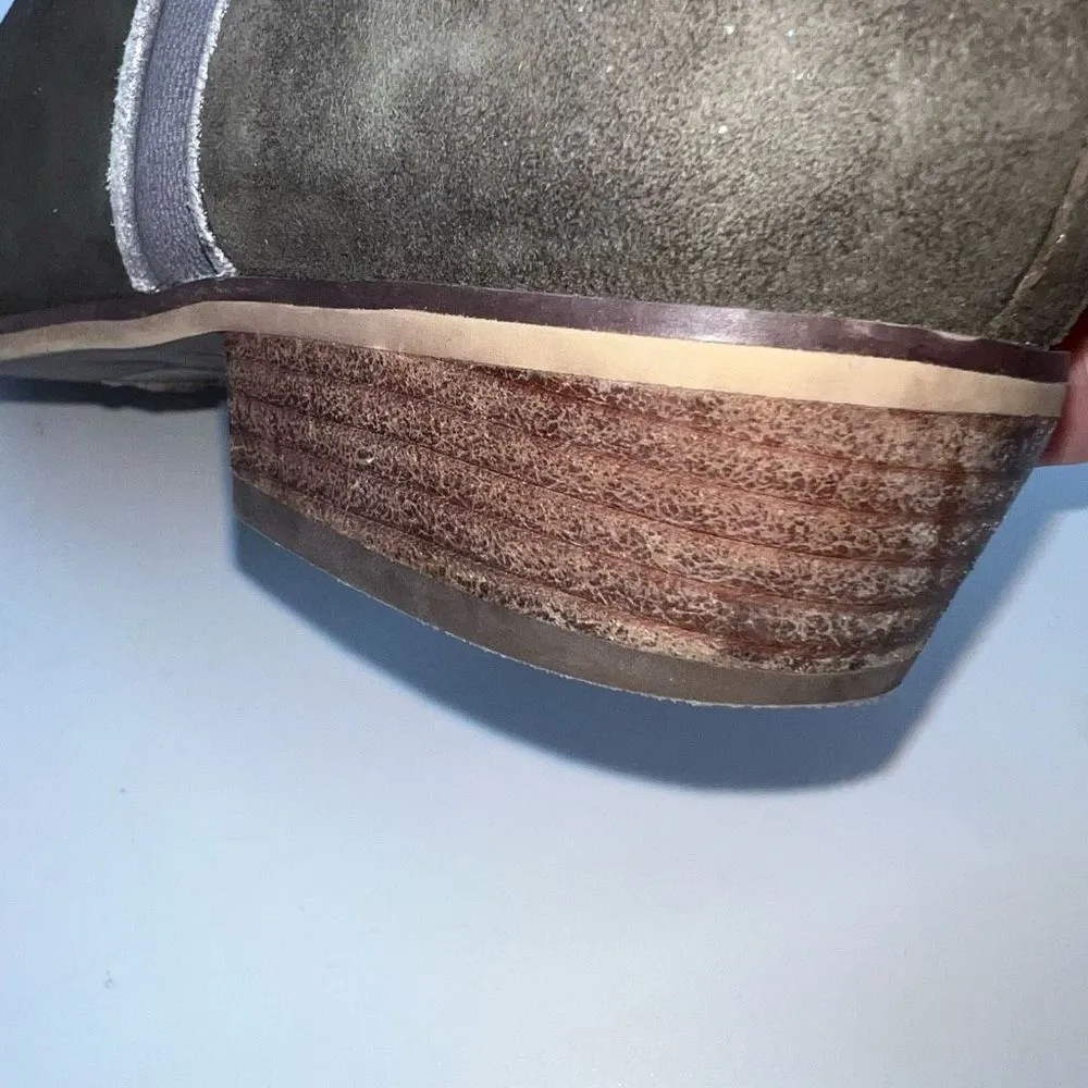 Regarde le Ciel Side Zip Suede‎ Booties Tan Size 9.5 - Image 8