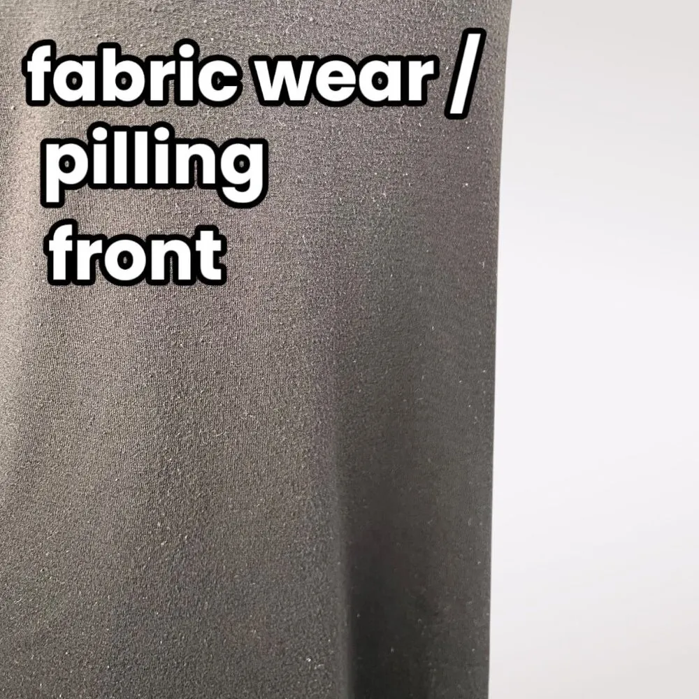 Black Short Flutter Sleeve T-Shirt Top Large - Image 9