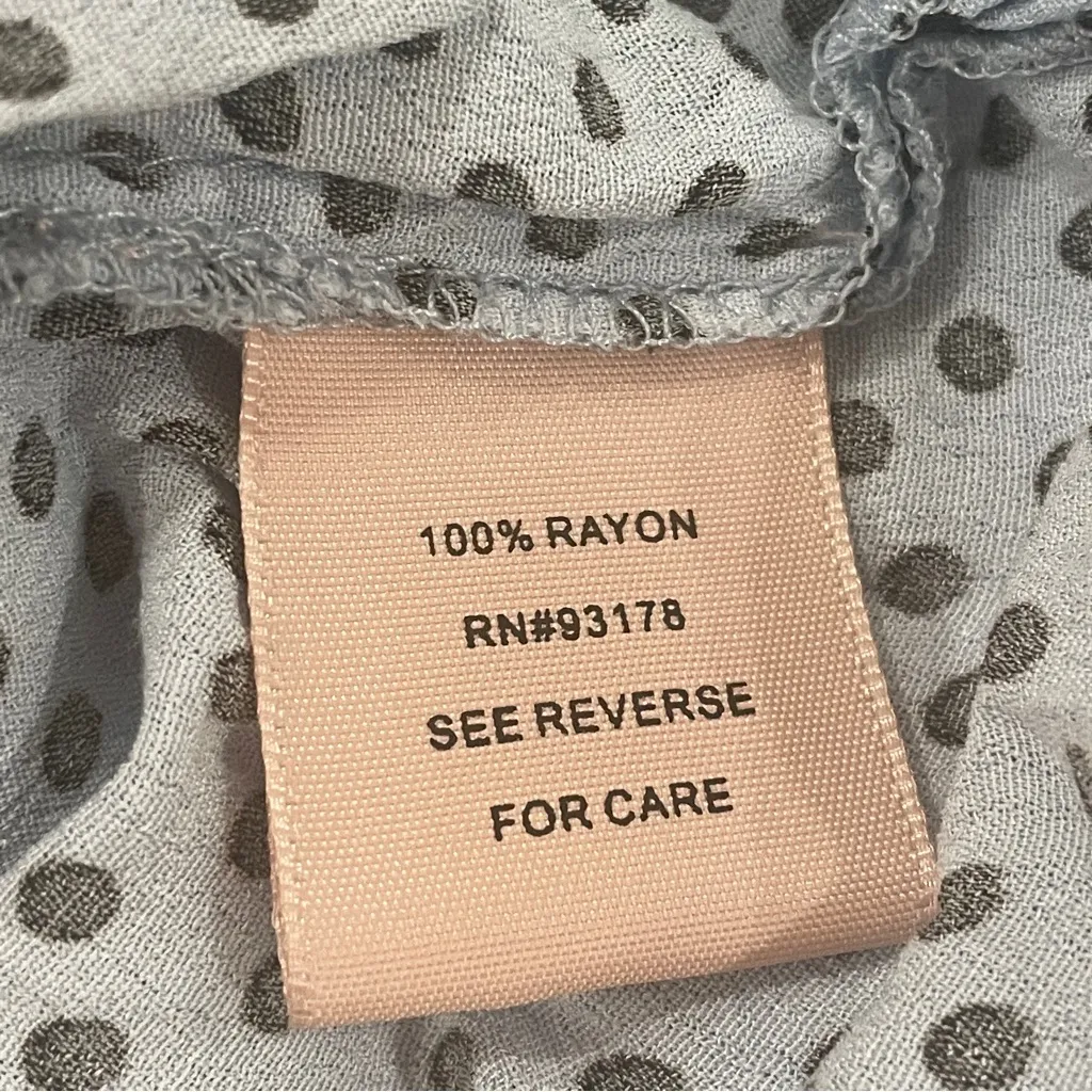 Philosophy Women’s Polka Dot Blouse Size Large - Image 7