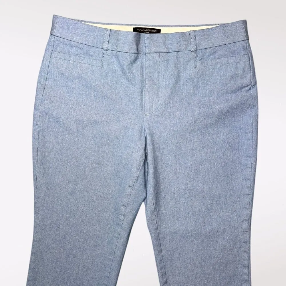 Banana Republic Sloan Ankle Pants Light Blue Size 8 - Image 2