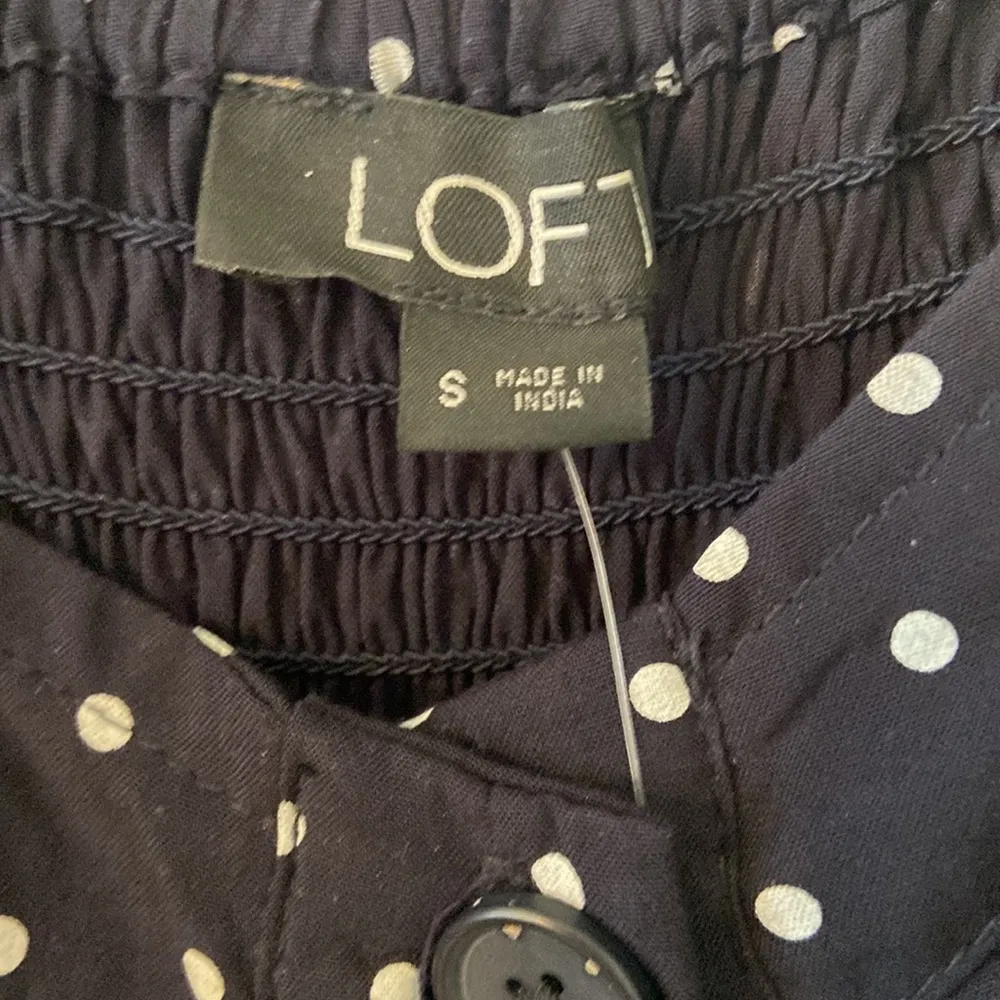 Loft size S Jamper dark blue and white dots beautiful for summer days - Image 4