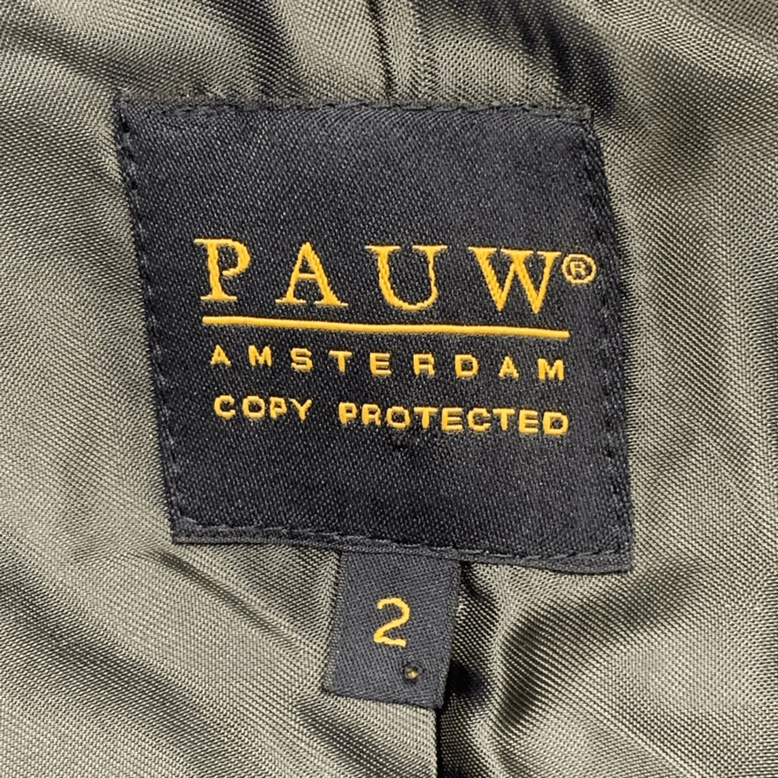 Pauw Amsterdam Brown Suede Finish Tailored Jacket Minimalist Luxury XS Classic Size 2 - Image 7