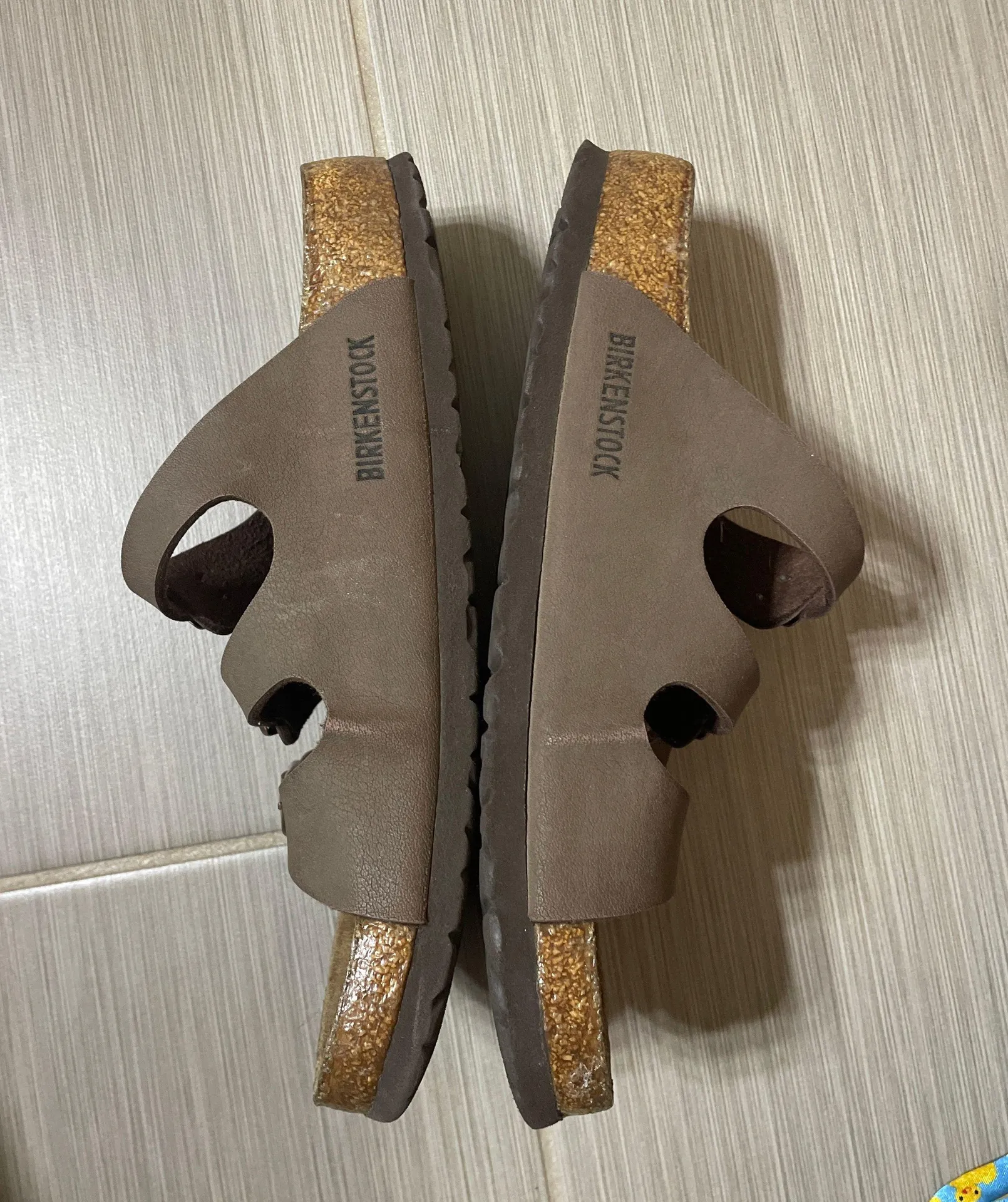 Birkenstock Three Strap Brown Size 39 - Image 2