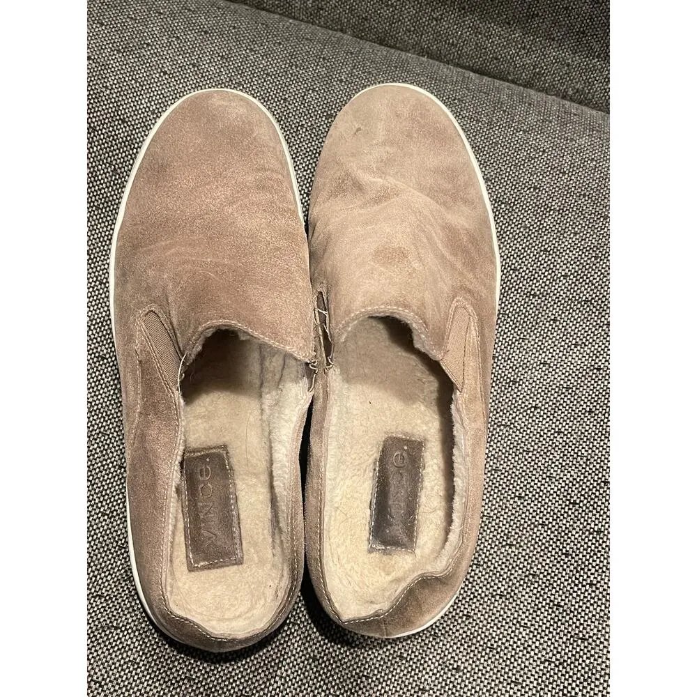 Vince Verrell Suede Leather Loafer Mules Slip On Casual Shoes 7 - Image 4