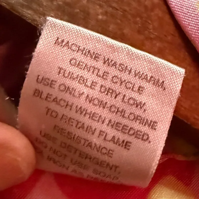 Xhilaration Women XL Pink Crown Satin Robe Kimono Style Sleepwear Loungewear - Image 5